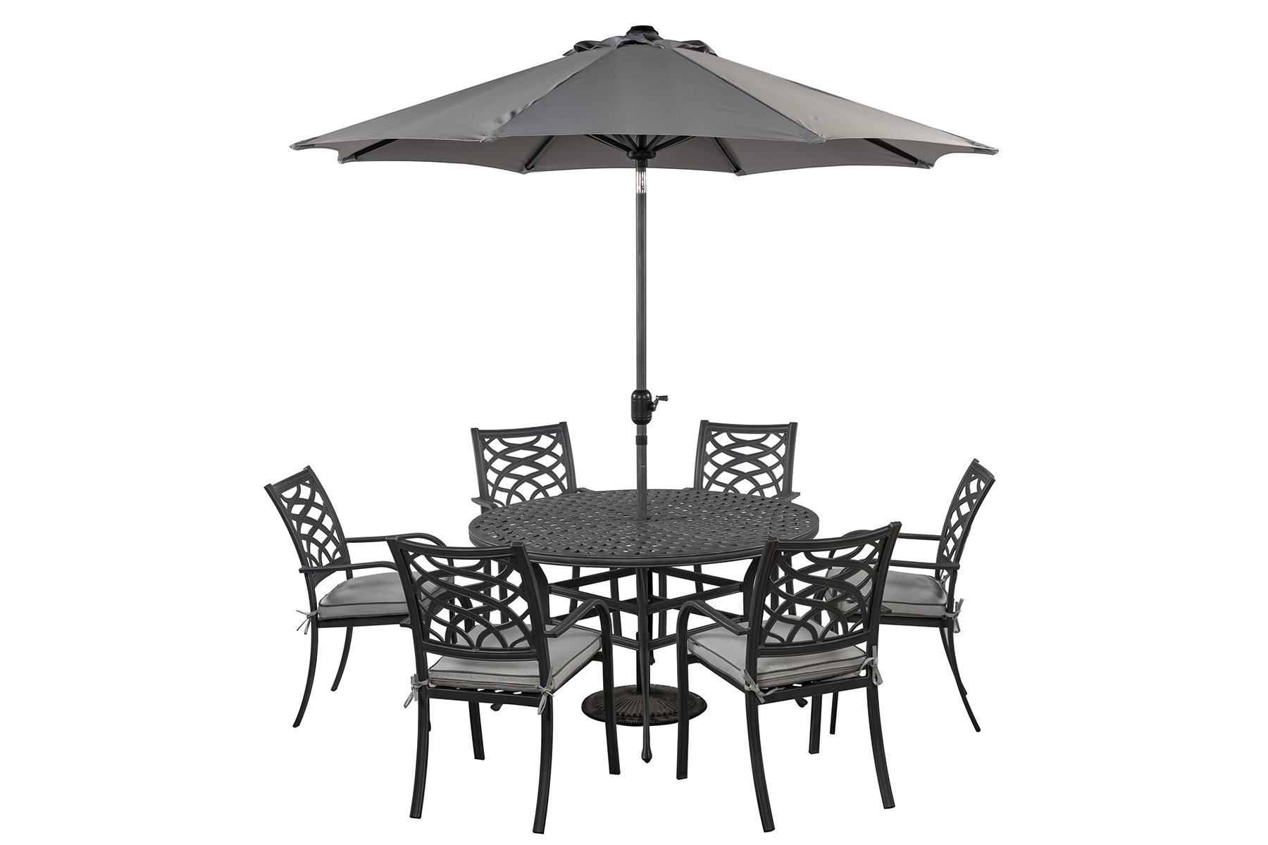 Tuscany 6 Seat Round Dining Set